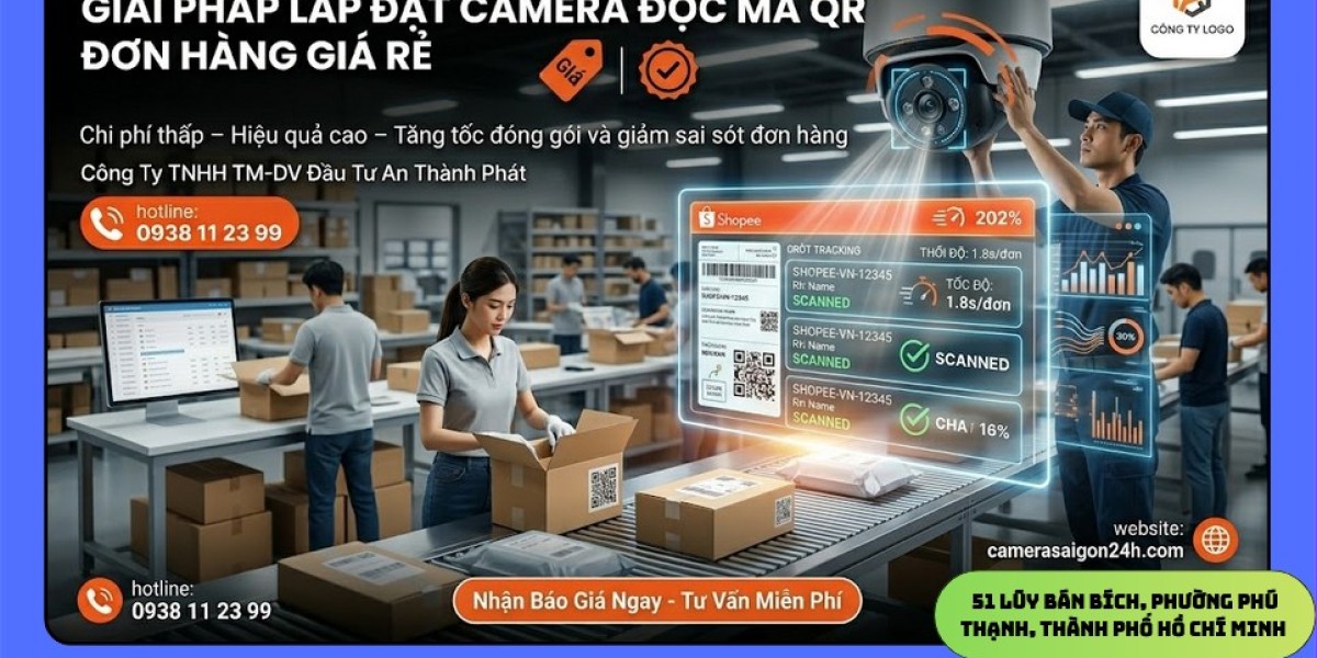 Giải pháp lắp đặt camera đọc mã qr đơn hàng giá rẻ