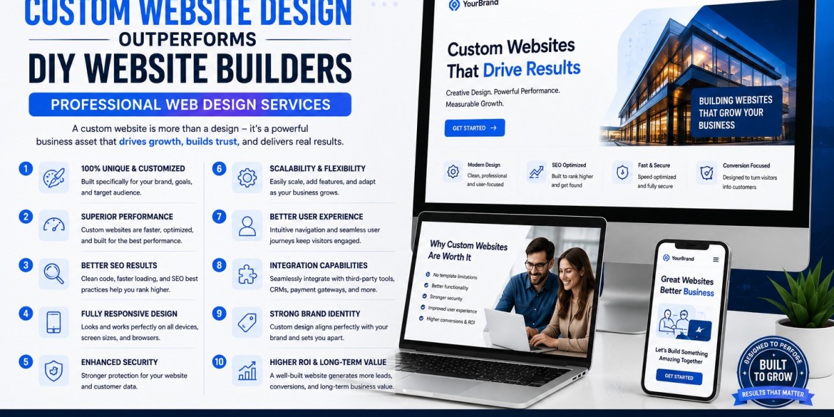 10 Reasons Custom Website Design Outperforms DIY Website Builders | Professional Web Design Services
