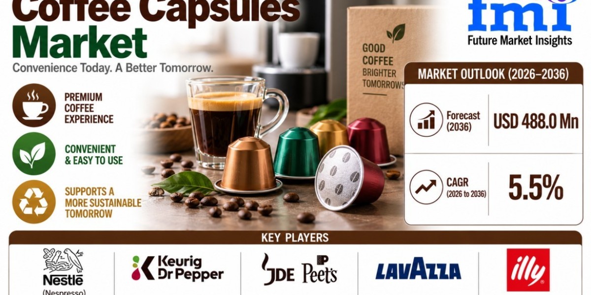 Coffee Capsules Market Expected to Reach USD 488.0 Million Amid Rising Single-Serve Coffee Demand